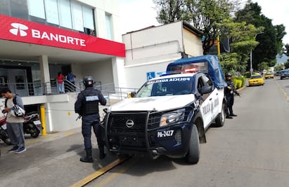 Marina y policía municipal vigilarán cajeros en Ecatepec, ante aumento de robos