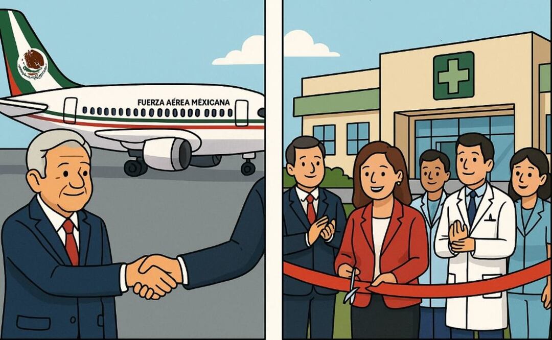 Inauguran hospital en Oaxaca gracias a la venta del avión presidencial. Foto: (IA)