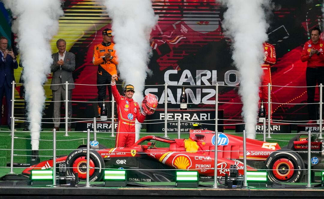 De la mano de Carlos Sainz, Ferrari vuelve a ganar el GP de México tras 34 años