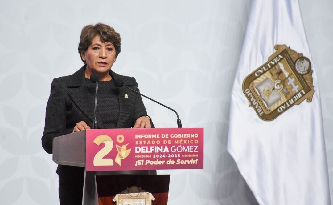 Foto: Cuartoscuro (Delfina Gómez presenta logros de gobierno para el oriente mexiquense desde Texcoco)