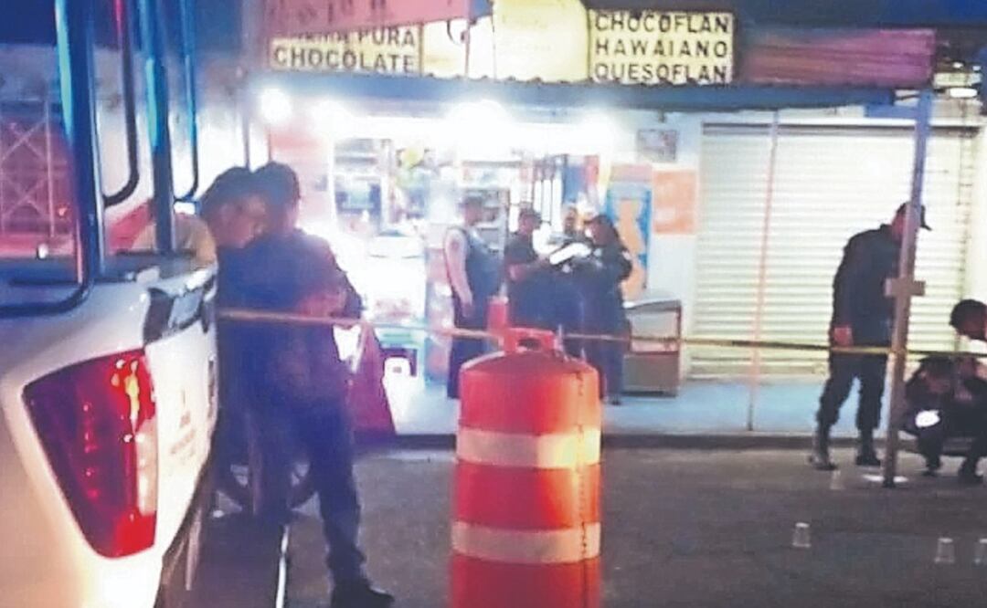 Balacera en Neza (Foto: Especial)