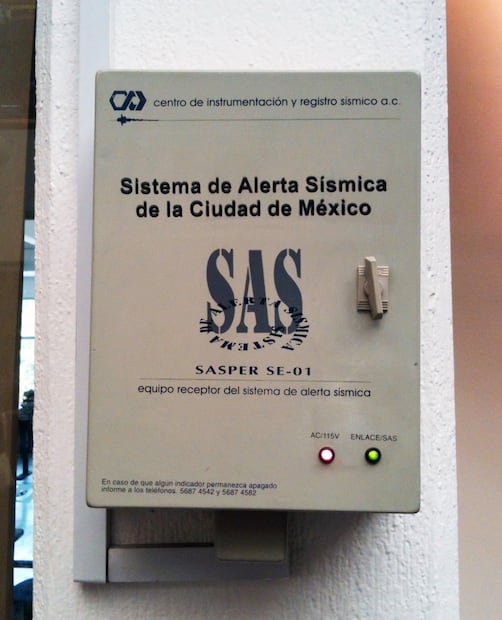 Receptor del Sistema de Alerta Sísmica para la Ciudad de México (Foto: Wikipedia)