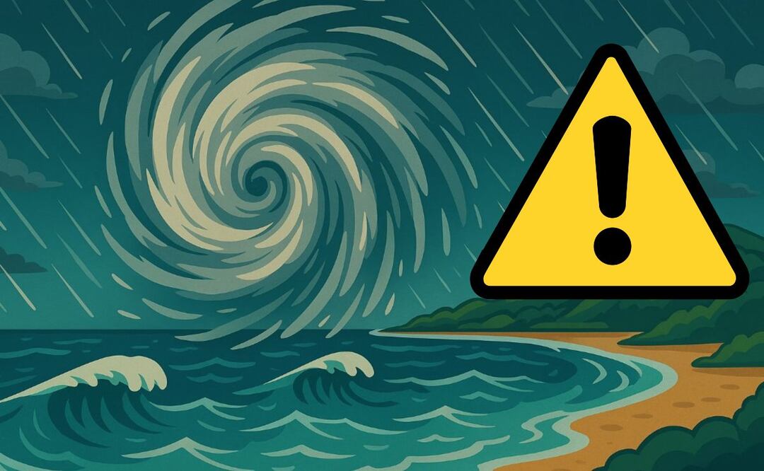 Huracán Narda. Foto: (IA)