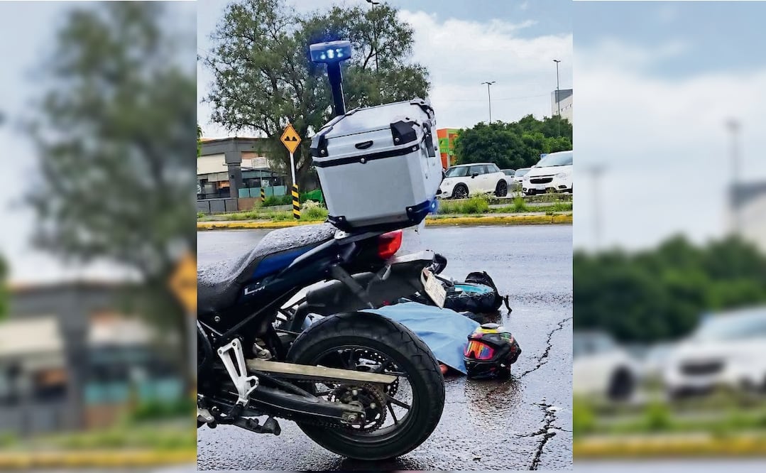 La estudiante ya se dirigía a su casa cuando, presuntamente, la grava suelta sobre el pavimento hizo que el motociclista perdiera el equilibrio y terminara por derrapar. Foto: Especial