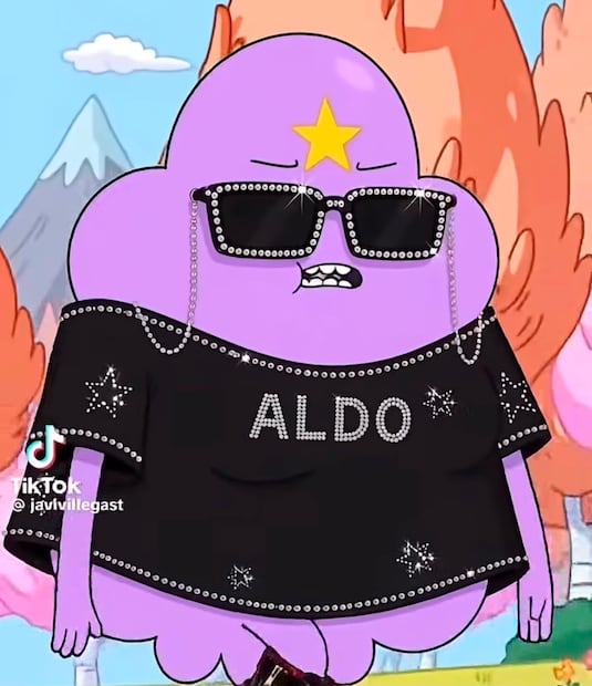 La Princesa Grumosa vestida como Aldo Rendón (Vía: Tik Tok)
