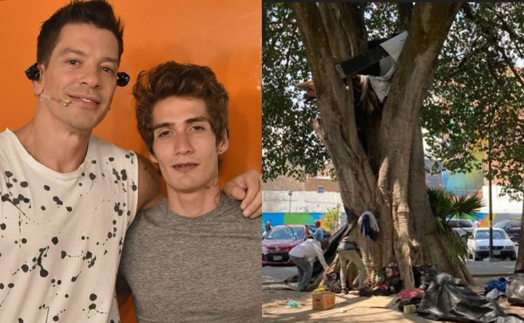 Video: Hijo de Yahir vive en la calle, fue captado bañándose con una botella de agua