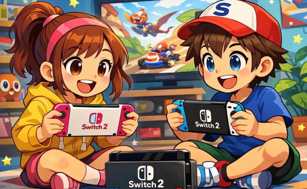 Juegos gratis en Nintendo Switch 2 (Foto: Creada con IA)