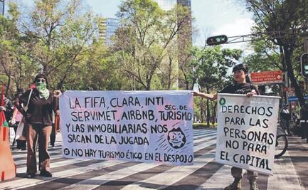 Mundial 2026: Vecinos y comerciantes del Estadio Azteca protestan por despojo y falta de agua