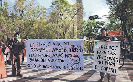 Mundial 2026: Vecinos y comerciantes del Estadio Azteca protestan por despojo y falta de agua