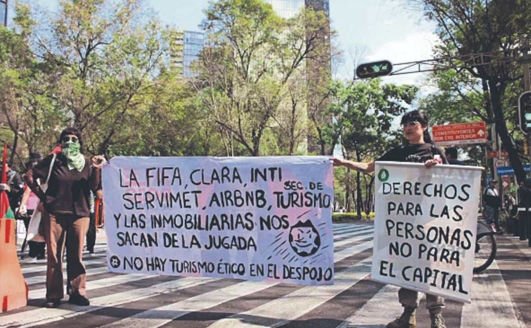 Foto: Maritza Villagómez (Mundial 2026: Vecinos y comerciantes del Estadio Azteca protestan por despojo y falta de agua)