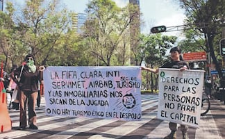 Mundial 2026: Vecinos y comerciantes del Estadio Azteca protestan por despojo y falta de agua