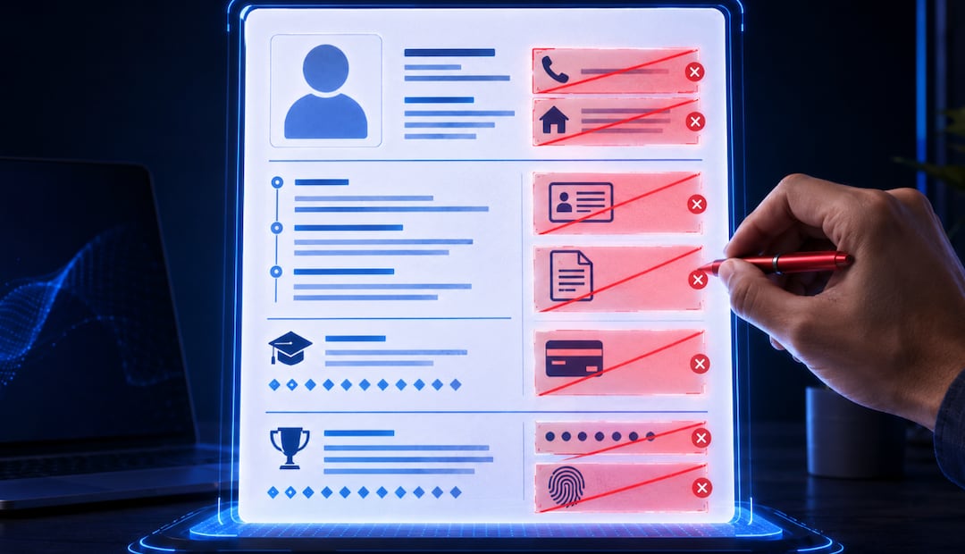 Lo que debes omitir en tu CV (Foto: Creada con IA)