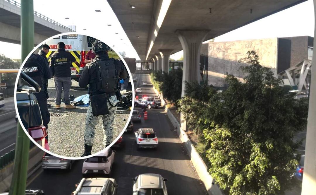 Foto: Redes sociales (Motociclista fallece en Naucalpan tras ser arrastrado varios metros por un automovilista )