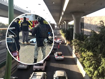 Motociclista fallece en Naucalpan tras ser arrastrado varios metros por un automovilista