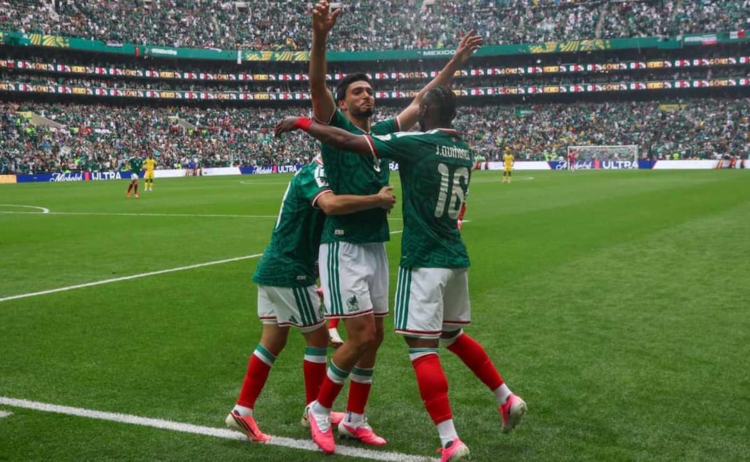 México rompe la maldición: vence 2-0 a Sudáfrica en el partido inaugural del Mundial 2026. Foto: (Luis Camacho)