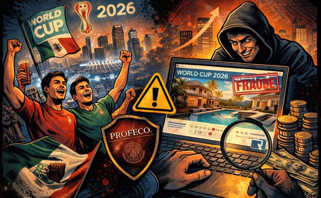 ¿Buscas hospedaje para el Mundial 2026? Profeco alerta por fraudes y da recomendaciones para evitarlos. Foto: (IA)
