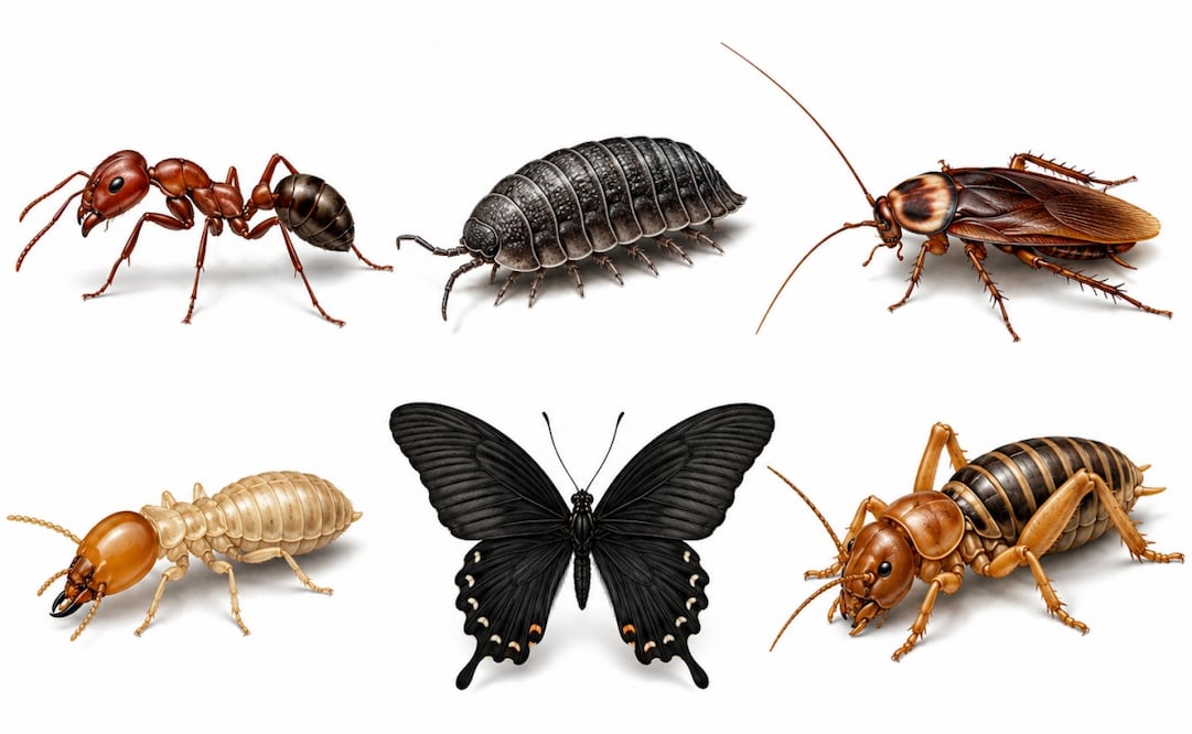 Insectos que se meten en la casa por las lluvias. Foto: IA