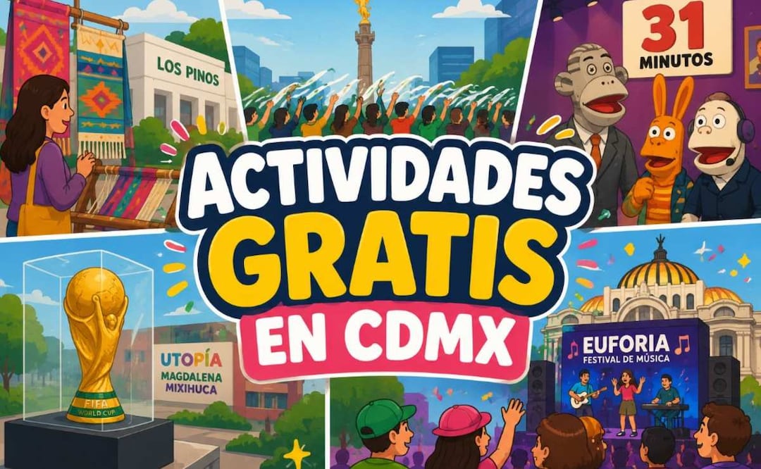 Actividades GRATIS en CDMX para este fin de semana para disfrutar en familia. Foto: (IA)