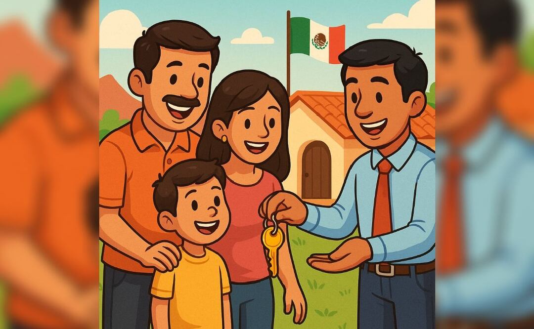 Infonavit: Entrega de viviendas. Foto: (IA)