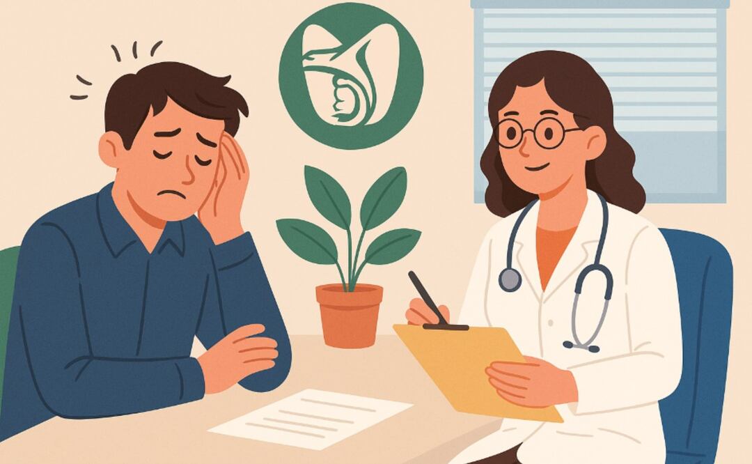 Incapacidad del IMSS por estrés laboral. Foto: (IA)