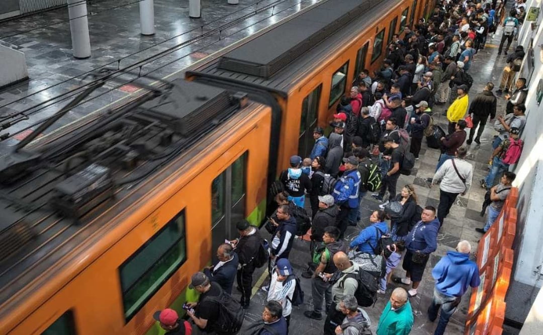 Metro CDMX. Foto: (Luis Camacho. El Gráfico)