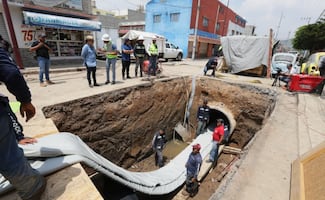 Reparan tubería del Cutzamala con tecnología alemana en Ecatepec, garantizan abasto de agua