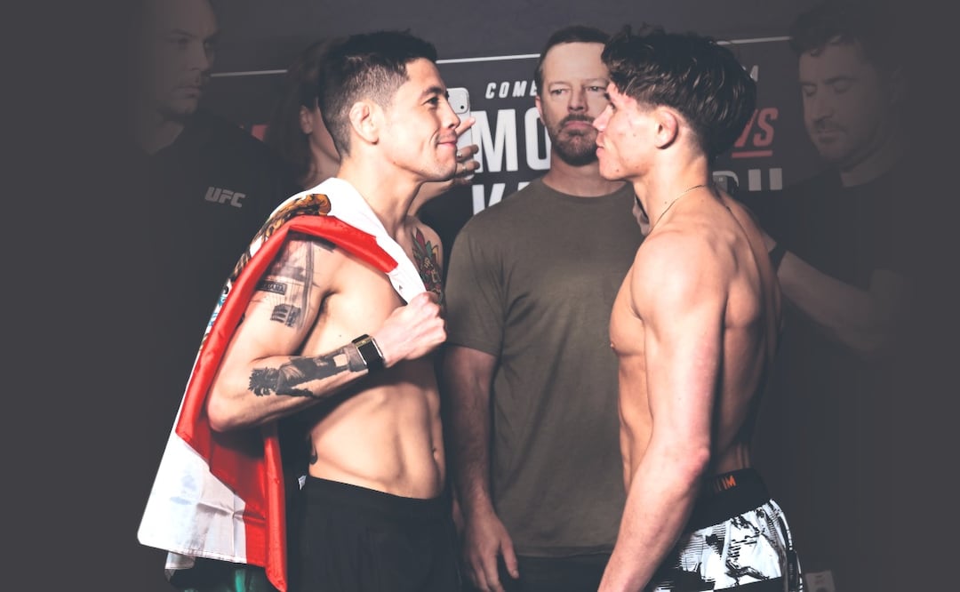 Foto: Carlos Mejía (Brandon Moreno vs Kavanagh Vencen a la báscula y todo listo para la guerra en UFC México)
