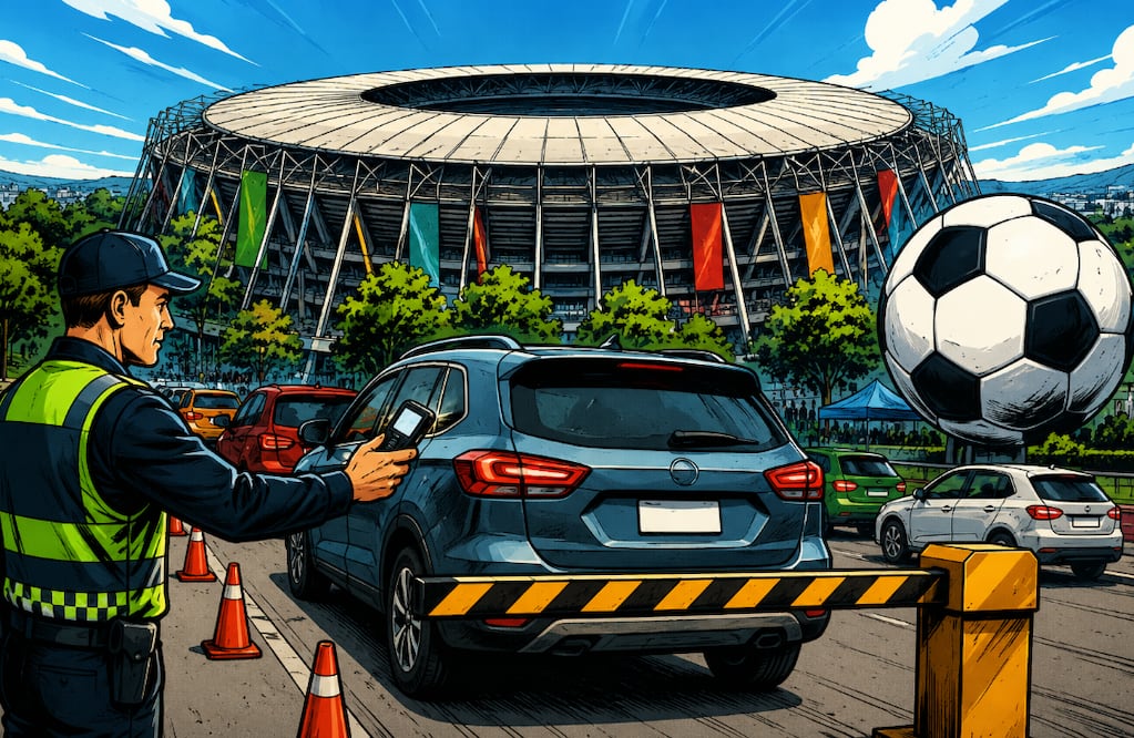 Coyoacán entregará tarjetones y QR a vecinos por operativo del Mundial 2026 (Foto: Creada con IA)