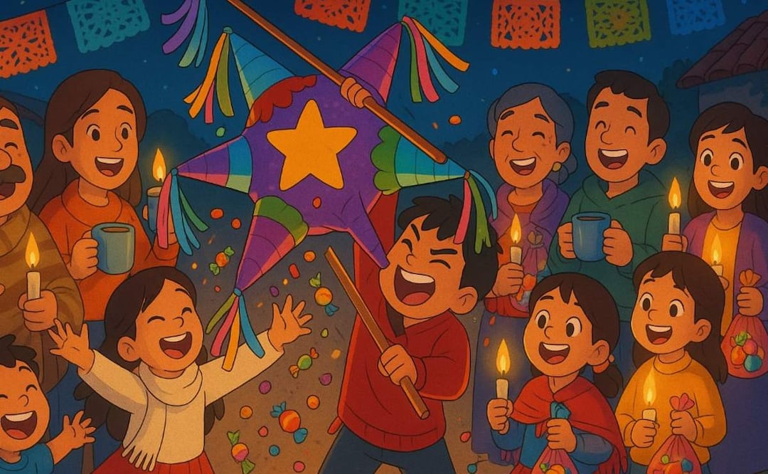 ¿Cuándo empiezan las posadas navideñas en México? Fechas y significado. Foto: (IA)