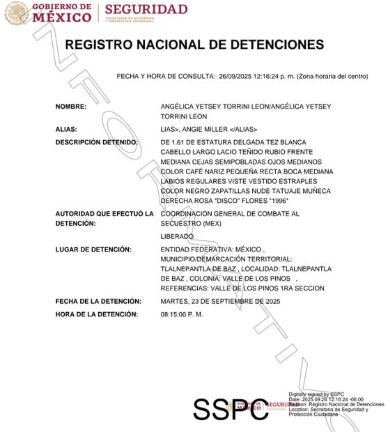 Detienen a novia de dj colombiano (Foto: Especial)