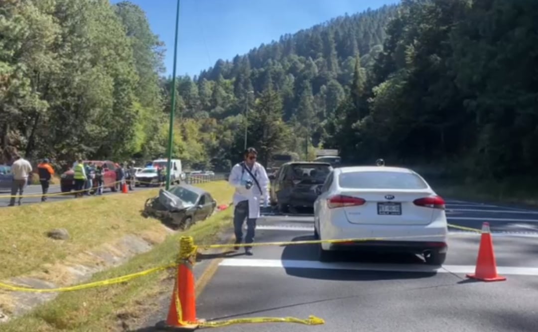 Choque en la México-Toluca: Recomendación de aseguradora deja un muerto y una herida