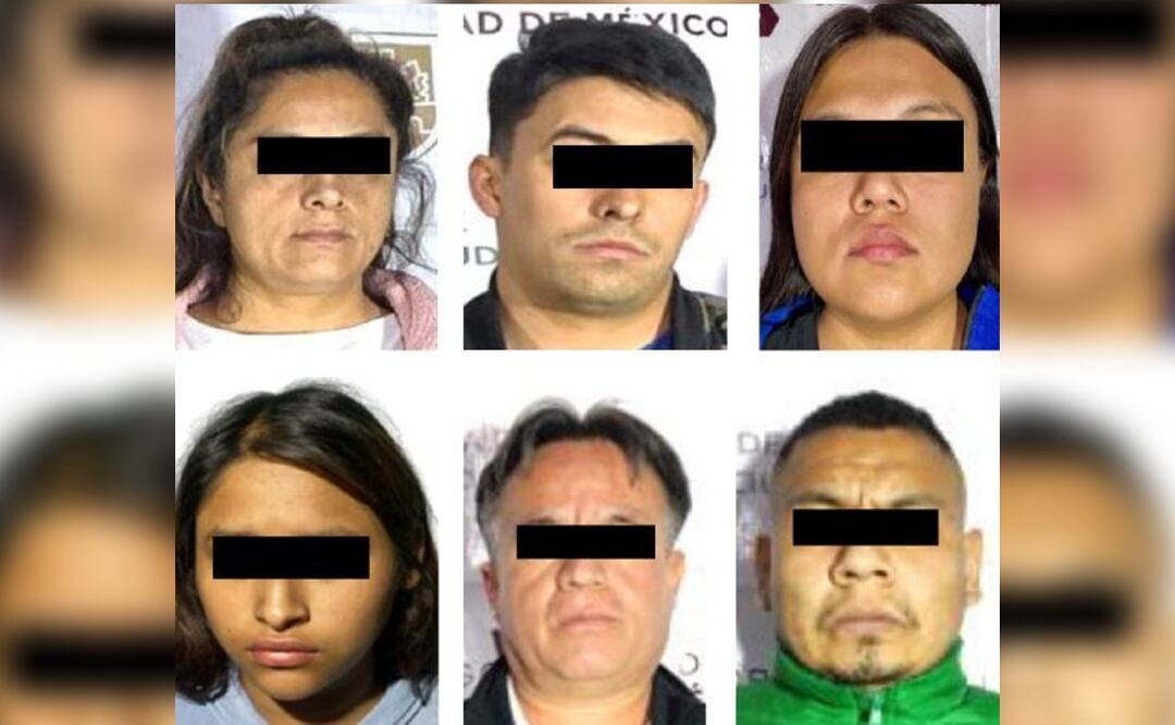 Atoran a esposa del líder de un grupo criminal, junto con 5 cómplices en CDMX