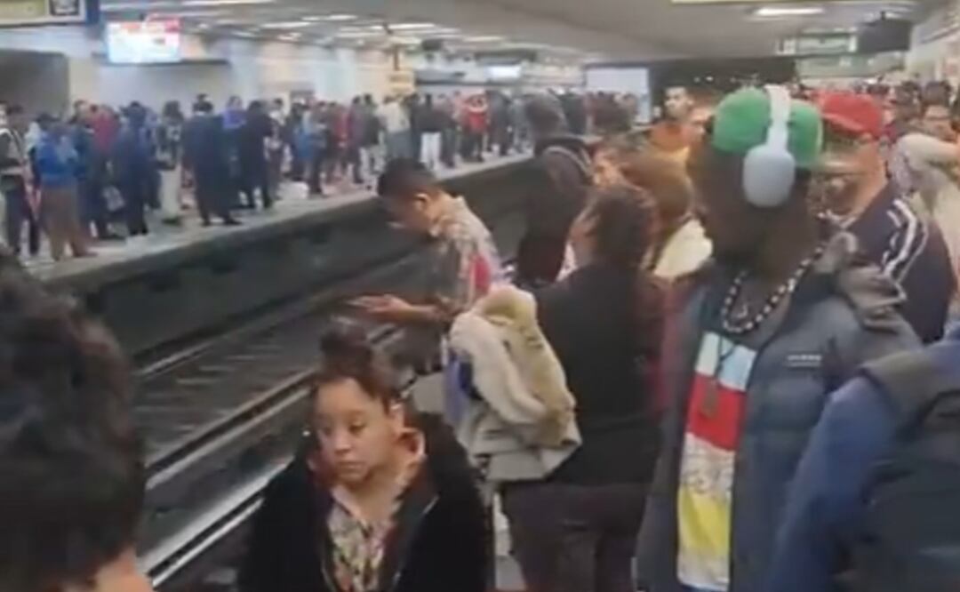 Metro CDMX sin servicio. Foto: (Especial)