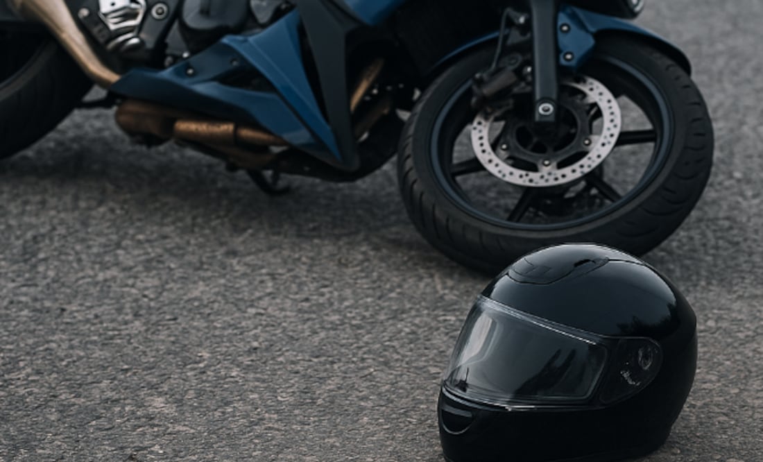 Matan a biker (Foto: Creada con IA)