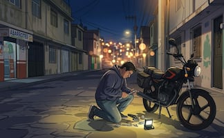 Balacean a Roberto Carlos cuando reparaba su moto, pasó en Iztapalapa