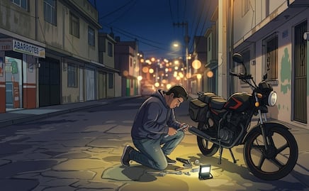 Balacean a Roberto Carlos cuando reparaba su moto, pasó en Iztapalapa