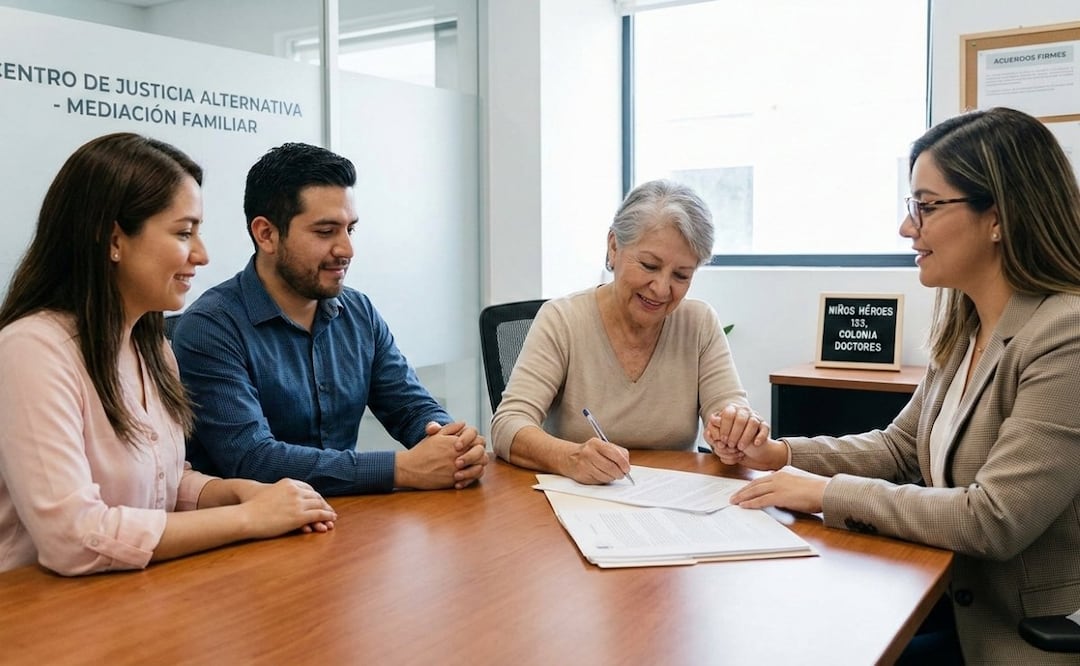 Imagen ilustrativa: IA (Pensión para padres La guía para lograr acuerdos familiares mediante la mediación en la CDMX)