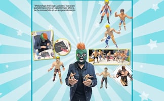 De hobby a negocio: Javi Styles y sus figuras personalizadas de lucha libre