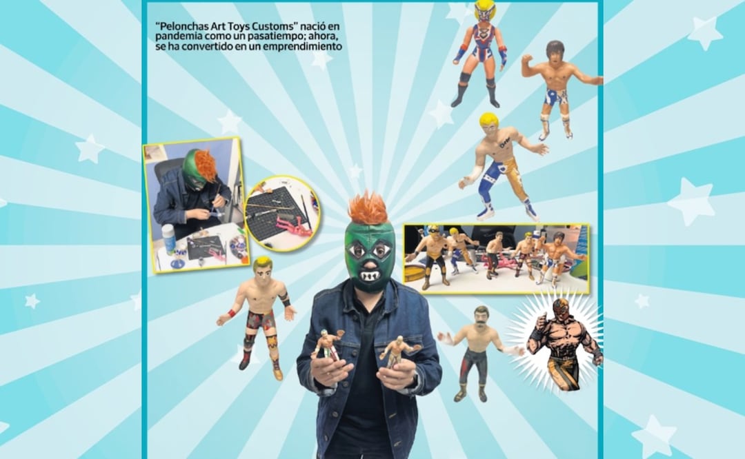 De hobby a negocio: Javi Styles y sus figuras personalizadas de lucha libre
Imagen: SERGIO TREJO. EL GRÁFICO