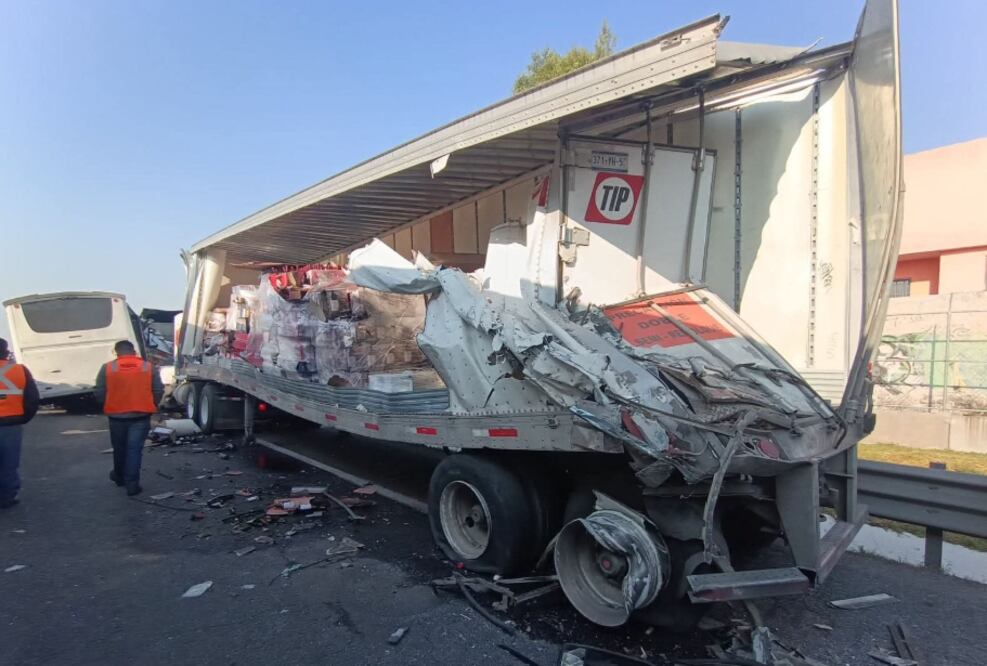 Accidente en Ecatepec (Foto: Especial)