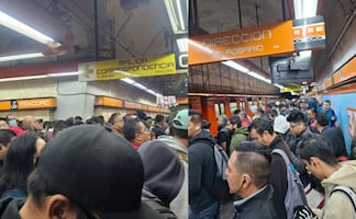 Colapsada la Línea 7 del Metro CDMX: Retrasos de más de 20 minutos y estaciones saturadas