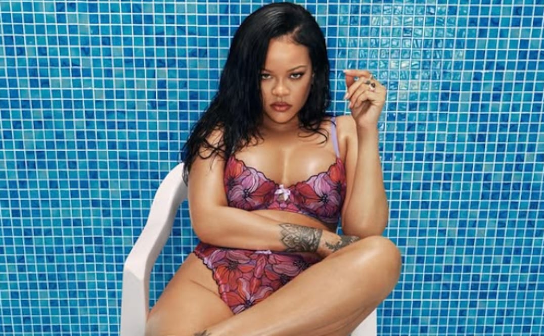 Rihanna enciende redes con lencería roja y poses que desatan suspiros (Foto: Instagram)
