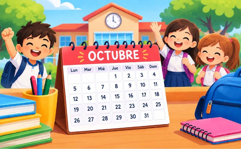 ¿Qué días de octubre no habrá clases? Esta es la fecha marcada en el calendario de la SEP