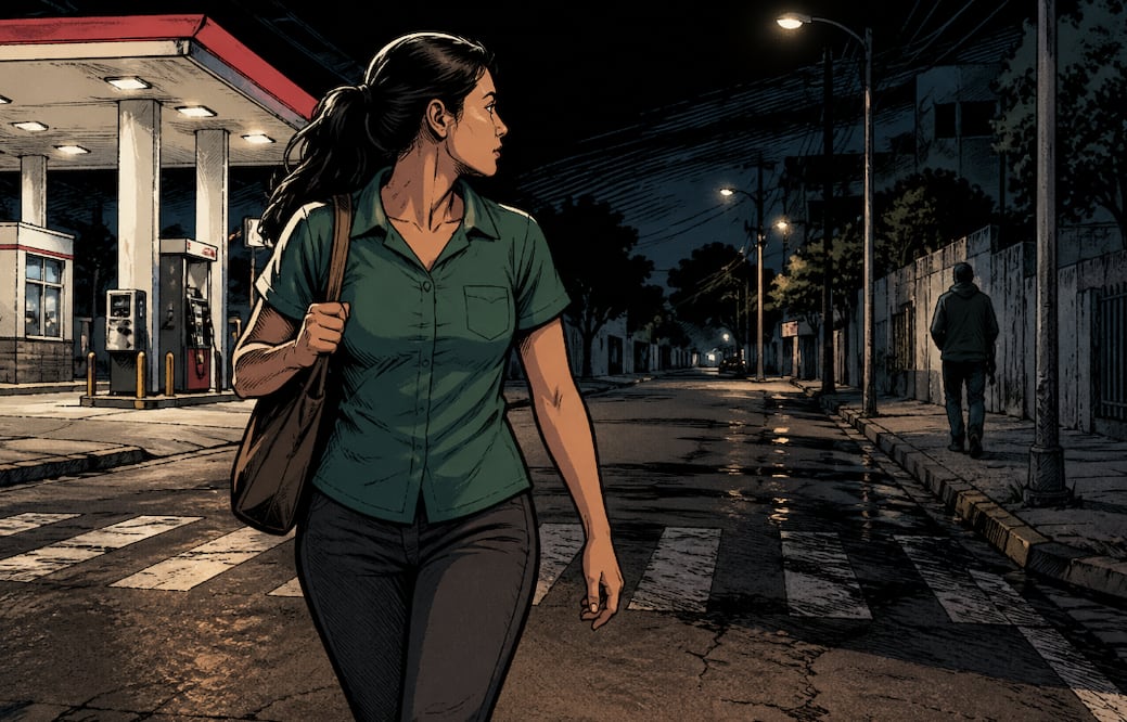 Asesinan a Dulce Amanecer en la GAM, recibió una bala perdida cuando salía de su trabajo (Foto: Creada con IA)