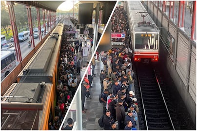 Línea A del Metro CDMX al borde del colapso: Tren retirado causa caos