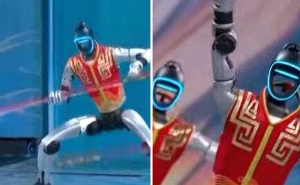 VIDEO: Robots humanoides hacen sorprendente presentación con acrobacias y kung fu en televisión china