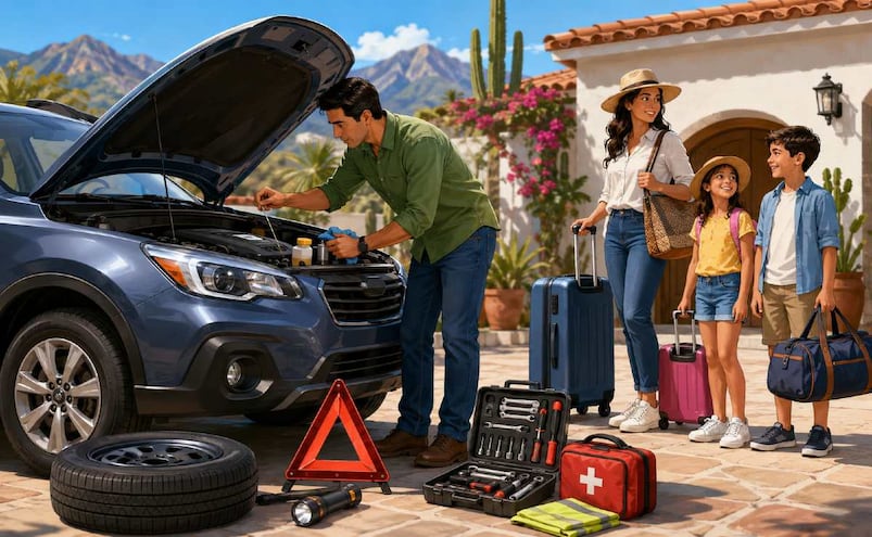 ¿Qué debo revisar en mi auto antes de viajar por carretera? Checa esto antes de irte de vacaciones