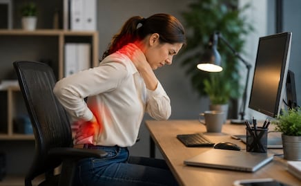 ¿Trabajas sentado todo el día? Estas son las señales de que tu postura está dañando tu cuerpo