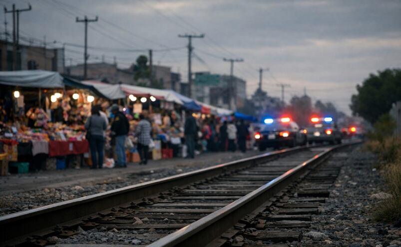 Morro vendedor buscaba la papa y terminó arrollado por el tren en la Gustavo A Madero