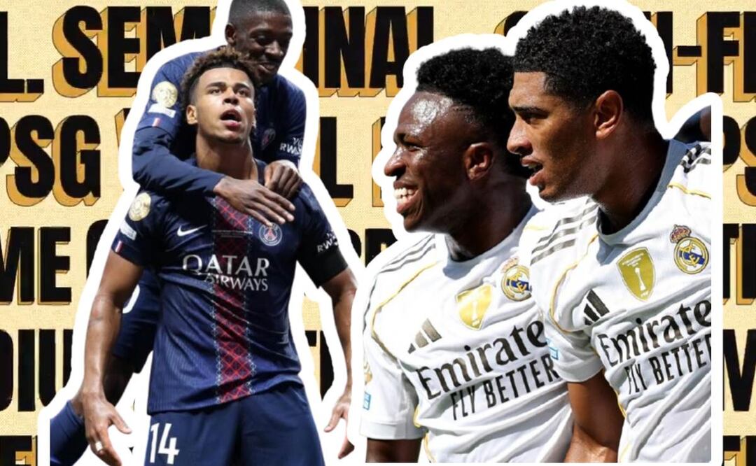 PSG vs Real Madrid Semifinal del Mundial de Clubes 2025. Foto: (Especial)